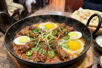 kabab anda karahi